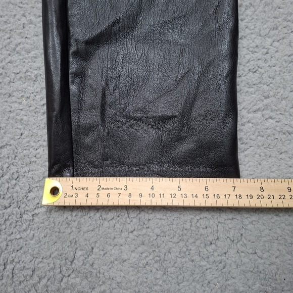 WILFRED Melina Pant High Waisted Black Vegan Leather Pants Sz 6 Aritzia - Picture 7 of 10